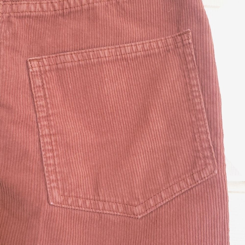 BILLABONG Good Life Rust Orange Corduroy Button Front Mini Skirt Size 2 / 25 - Picture 10 of 14